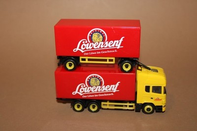 Schuco   1:87 LKW  Scania Koffer-HZ  Löwensenf
