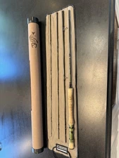 G. Loomis GLX CROSSCURRENT Fly Fishing Rod. 9’   7 wt. W/ Tube & Sock