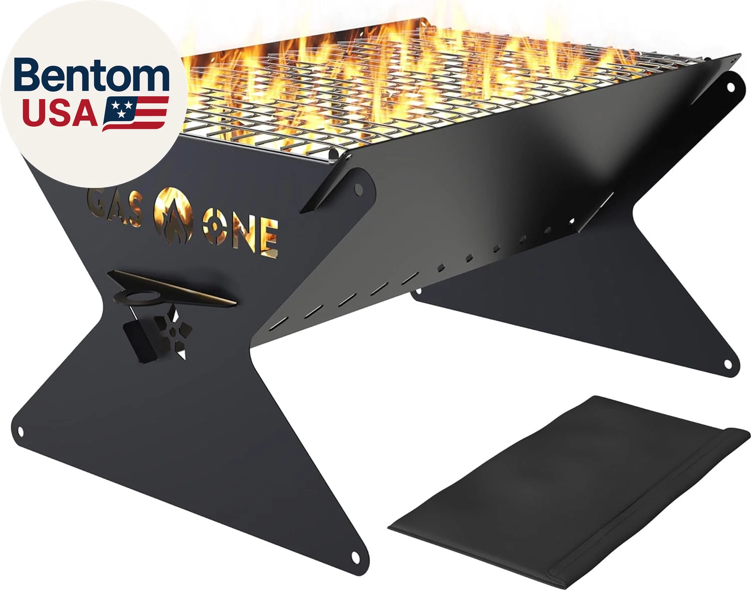 Gasone 15” Portable Charcoal Grill – Foldable BBQ Grill – Camping Grills for Bac
Opens in a new wind