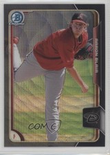 2015 Bowman Chrome Prospects Asia Exclusive Black Wave Refractor Aaron Blair 2f9
