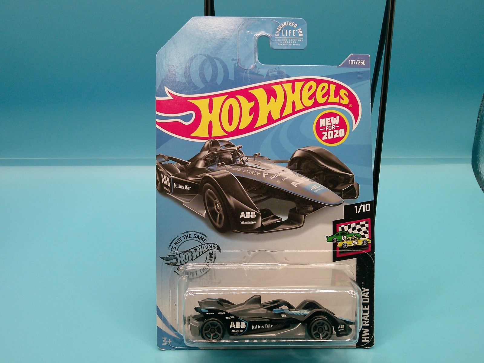 2020 Hot Wheels #107 HW Race Day 1/10 FORMULA E GEN 2 CAR Black w/Gray OH5 Spoke