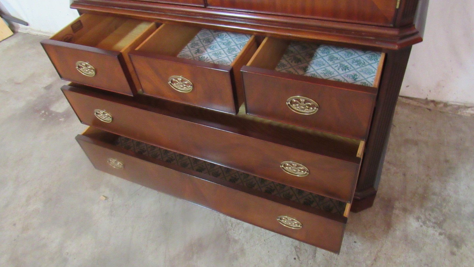 Henkel Harris  Flame Mahogany Armoire Wardrobe Amazing