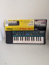 Vintage Yamaha PSS-50 PortaSound Keyboard Boxed Tested Working Retro Synth 1980s