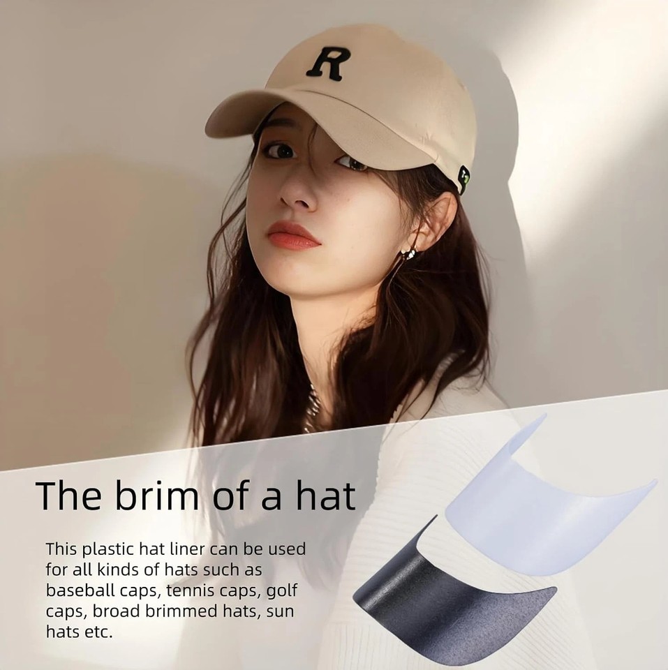 20 Pcs Baseball Caps Inserts Shapers Plastic Hat Inner Support Baseball ...