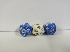Magic The Gathering Beatdown- Black Lotus D20 Game Dice Die Spindown (Lot Of 3)