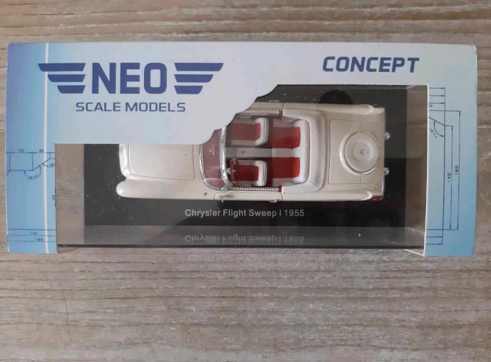 Neo Scale Models Chrysler Flight Sweep I 1955 1:43 - Immagine 2 di 4