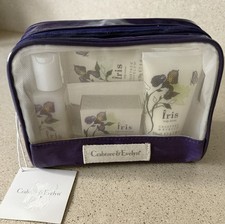 NEW Crabtree Evelyn Iris Body Lotion Body Cream Shower Gel Soap Set Rare HTF
