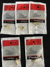 Radioshack Twist-on TV Coax F Connector (278-0292) (Qty 5)