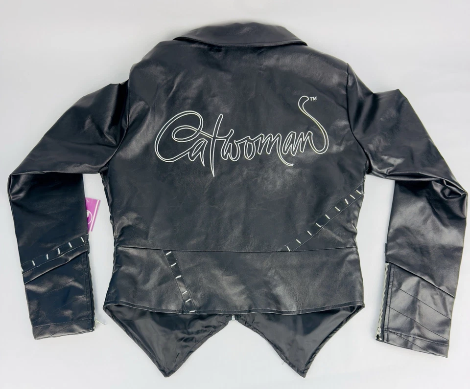 DC Catwoman Faux Leather Jacket Womens Medium Brand New With Tags - Image 4 of 4