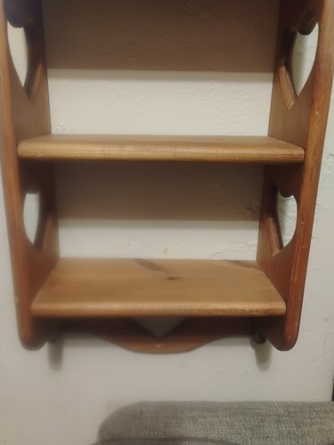 Mensola da parete vintage fatta a mano con cuore a 4 livelli - Foto 3 di 14