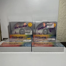 NEW LOT OF 4 KHypermedia 10 PACK DVD-RW Discs in Jewel Cases 4.7GB 120 Min