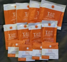 16 The Tan Towel Plus Self Tan Towelettes 4 Full Body 4 Half Body 8 Face