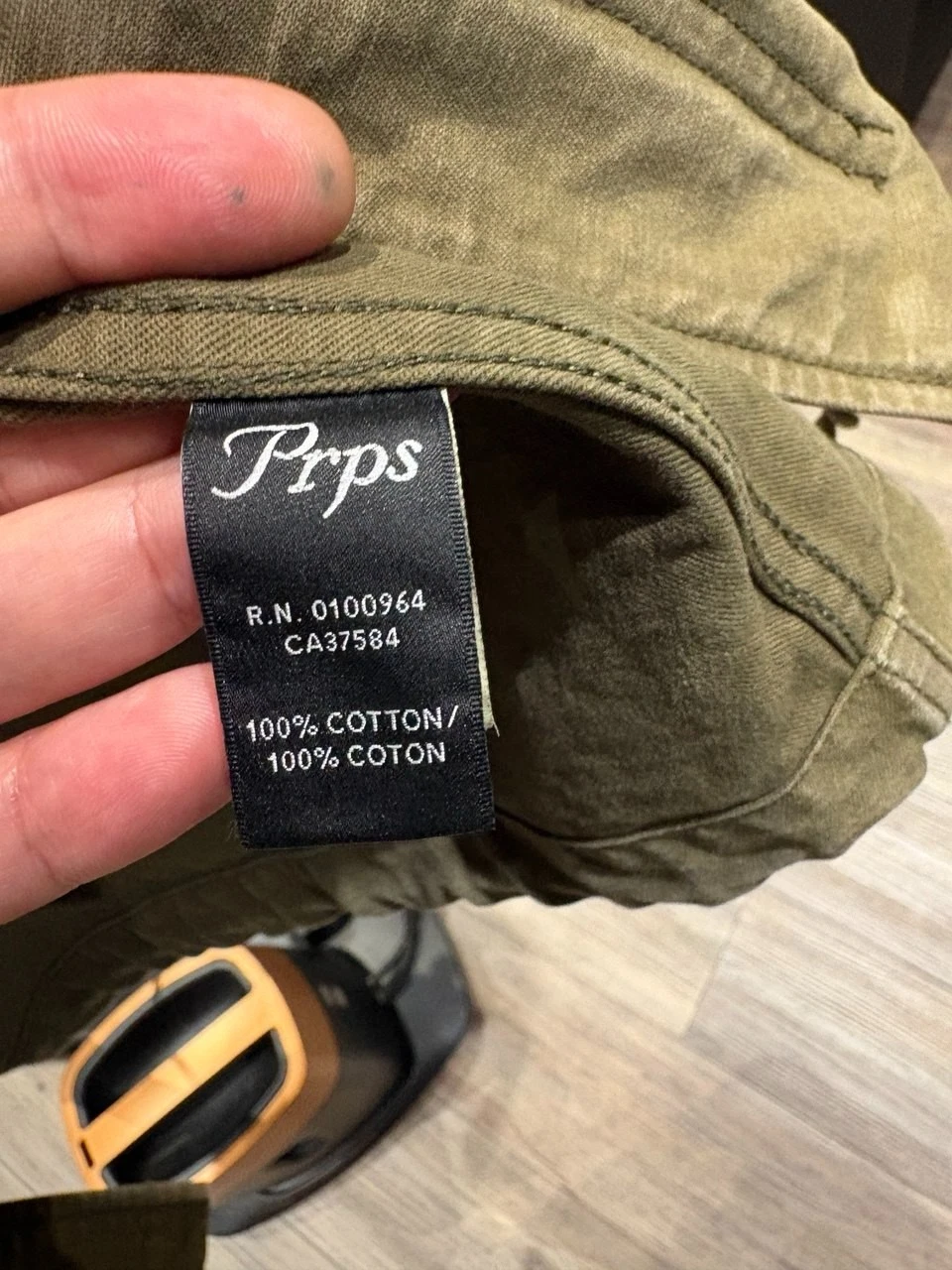 Rare PRPS Military M65 Field Jacket Olive Green Size M - Distressed Cotton Army - product detail image 12