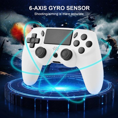 GAMINJA Wireless Gamepad With 6-axis Gyroscope PC Joystick touchpad Dual Vibrati
