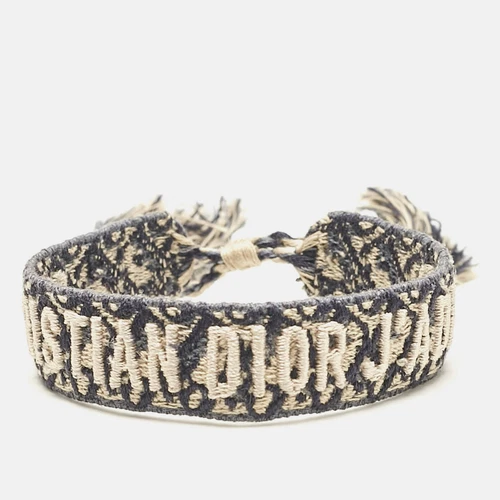Bracelet amitié tissu tissé bleu J'adior Dior