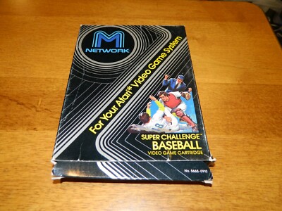 Super Challenge Baseball for Atari 2600 BOXED CIB