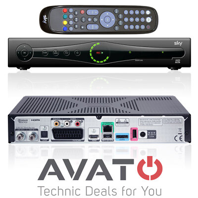 Humax PR-HD3000 SKY S HD4 DVB-S2 Sat Receiver Twin Tuner UNICABLE V13 14 PVR NEU