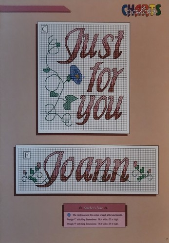 Fancy Frills Letters Boarders Cross Stitch Patterns By Color Charts c3 - Picture 2 of 3