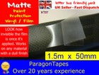 *ALL SIZES* CLEAR MATTE PPF Bike Frame Car Paint Protection Film Helicopter Tape