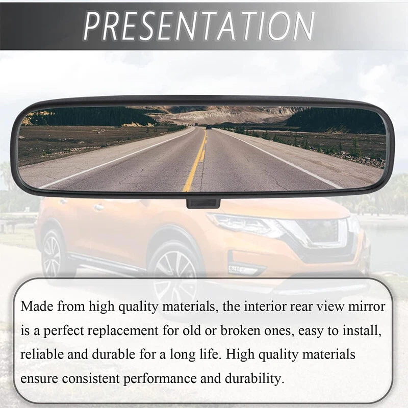 Interior Rear View Mirror Fits Nissan Sentra Tiida Altima Pathfinder 96321-2DR0A - Image 4 of 4