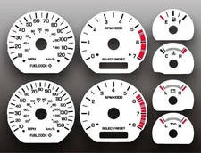 White Face Gauges for 1999-2004 Ford Mustang