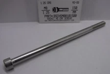 M8-1.25X150MM SOCKET HEAD CAP SCREWS A2 STAINLESS STEEL (2)