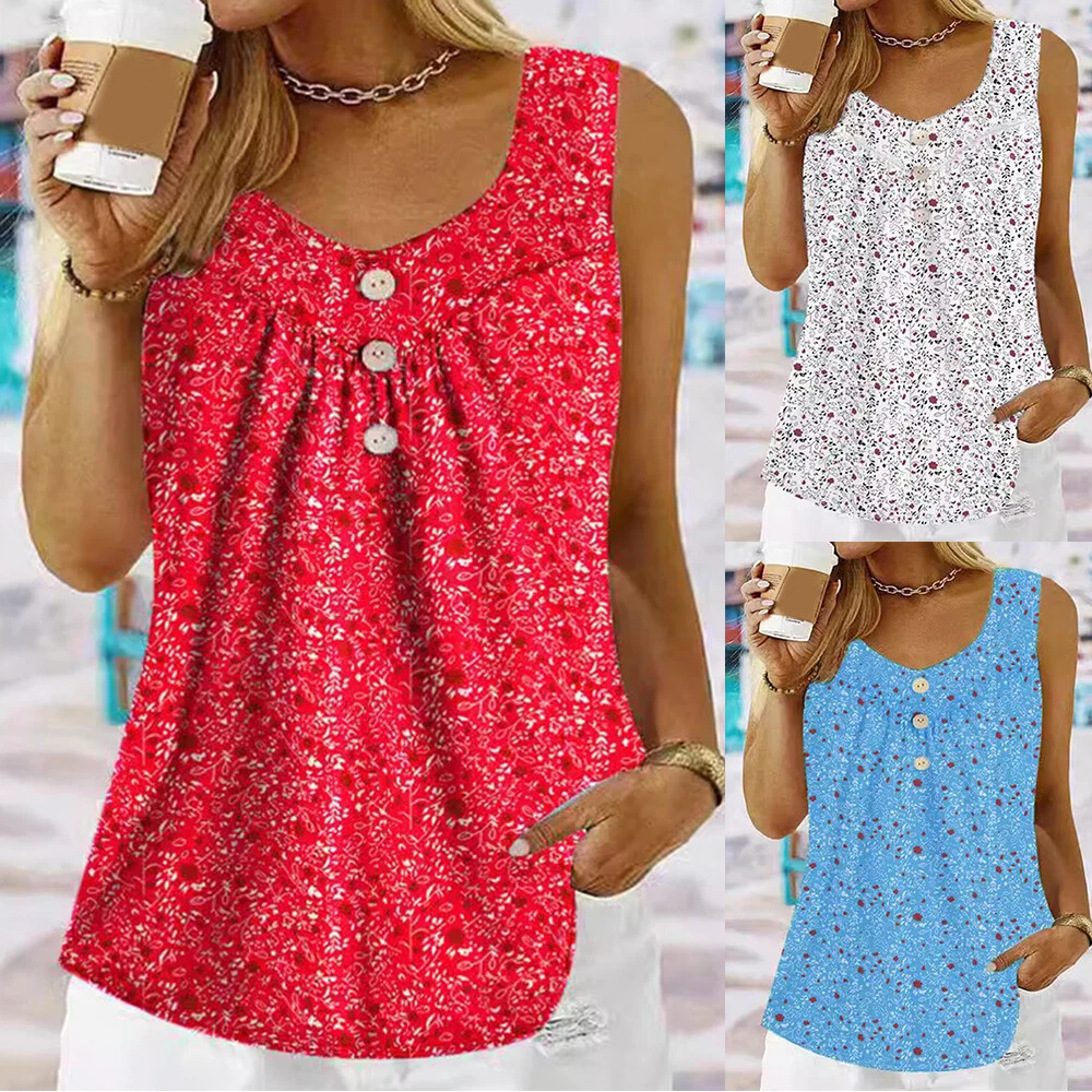 2 Canottiere Da Donna FDB Spalla Larga In Puro Cotone Con Profilo In - Foto 2