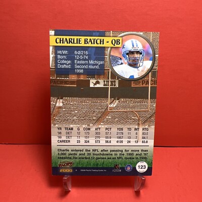 2000 Pacific Charlie Batch #123 EX | eBay