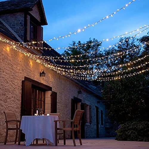 500 LED Christmas Lights, 164FT 8 Lighting Modes Plug in Waterproof LED