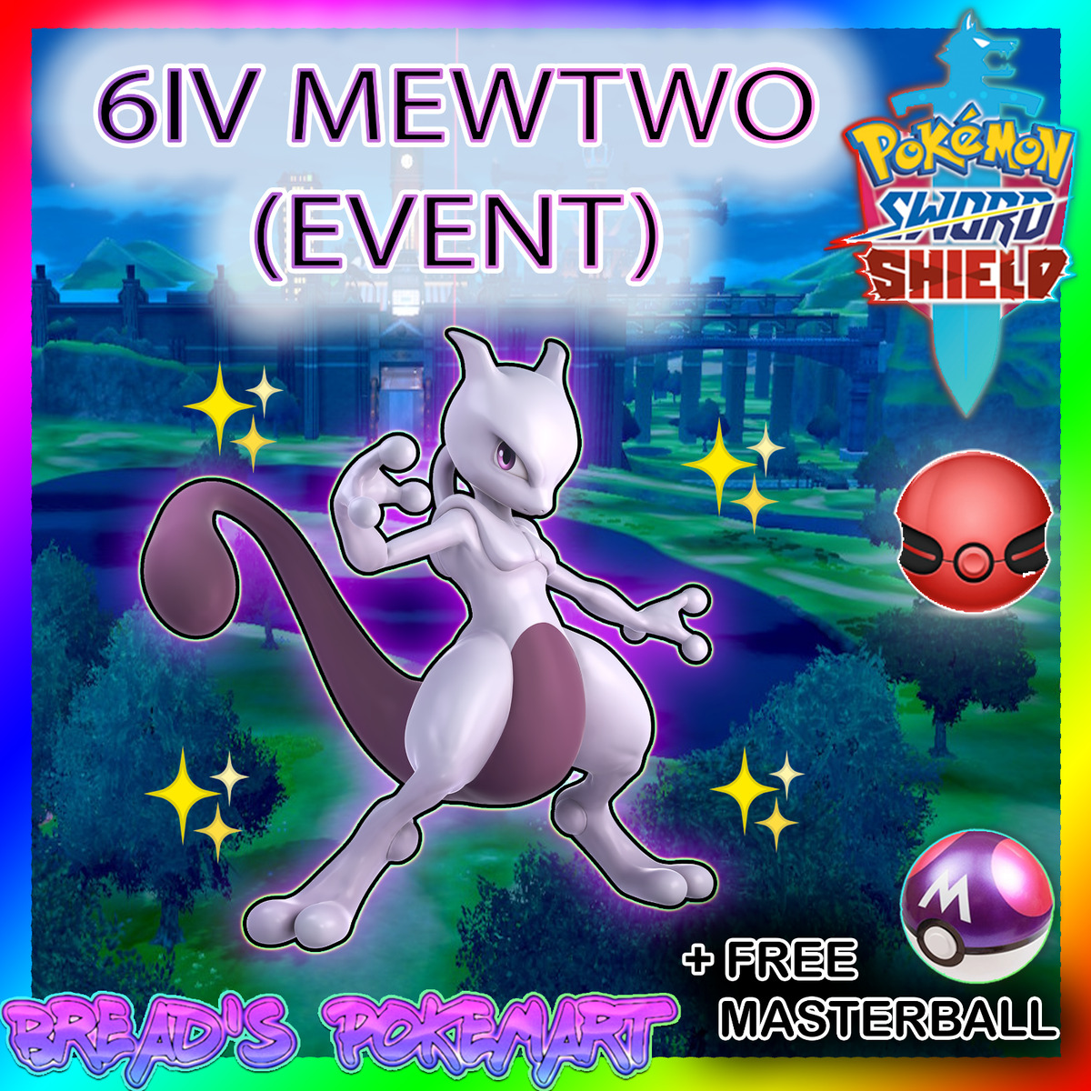 6IV Legendary Mew / 6IV Pokemon / Legendary Pokemon / Event Pokemon /  Pokemon Let's Go