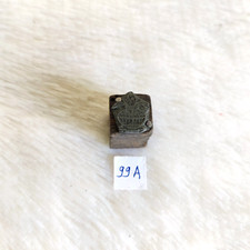 Vintage Heilig Topf Metall Holz Druck Stempel Siegel Alt Deko Sammlerstück 99A