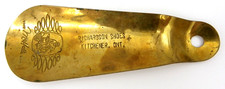 Vintage The Mohale Shoe Shoehorn Brass Richardson Shoes Kitchener Ontario Canada