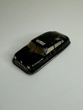 Vintage Argo Police Car Tin With Mounted Gun Toy Car