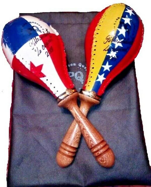 Maracas Salsa Pan con Queso latín venezuela instrumento percusión de