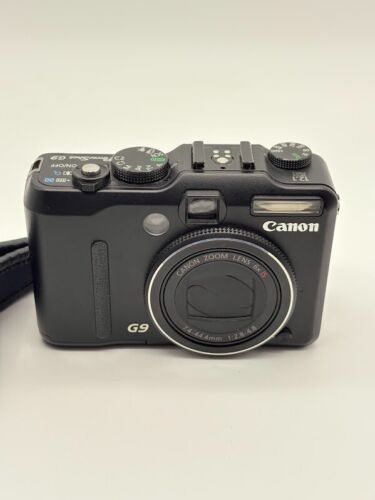 Black Canon PowerShot G9 12.1 MP Camera-PARTS/REPAIR AS IS! - Picture 2 of 6
