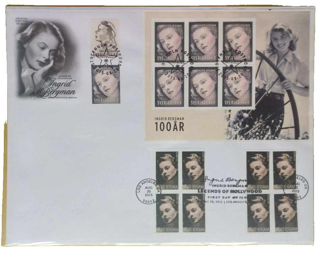 First Day of Issue First Day Cover Famous People Postal Stamps