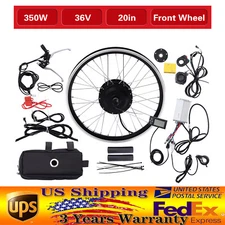 36V 20 Front Wheel Electric Bicycle Hub Motor Conversion Kit 350W E Bike
