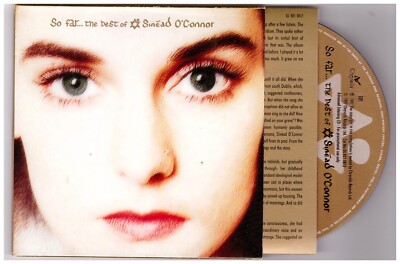 SINEAD O'CONNOR Rare CD So Far ... Best Of UK PROMO  Bomb The Bass PRINCE Troy