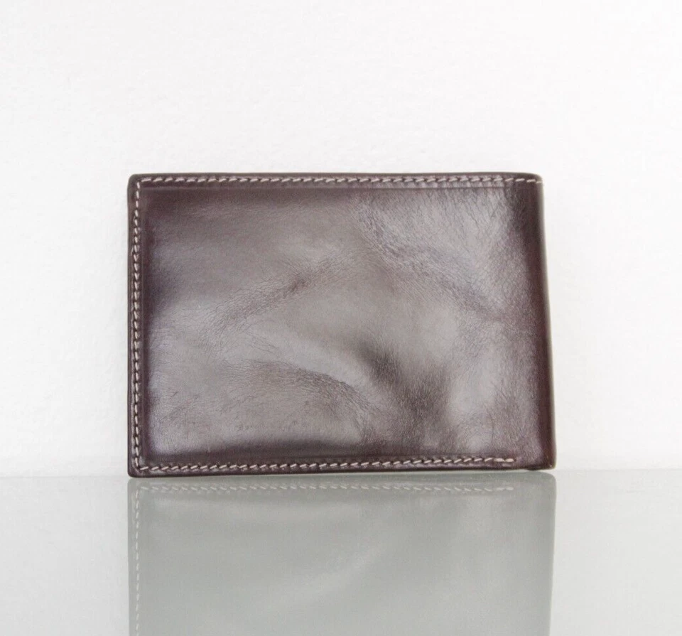 Portafoglio bifold orizzontale in pelle marrone Wrangler - Imagen 2 de 4