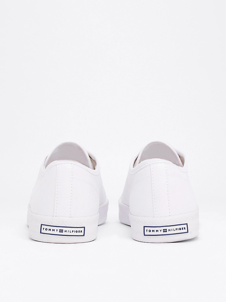 White Essential Nautical Trainers - Tommy Hilfiger Euro Size 36 image 3