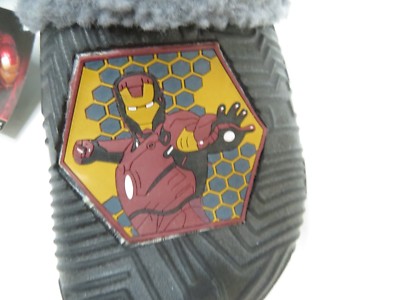 Iron Man Avengers Clogs Marvel Fleece Lined (Removable) Unisex (Ironman)