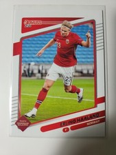 2021- 22 Donruss Road to World Cup Erling Haaland card #100
