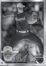 [DIGITAL] Topps Bunt - Sandy Alcantara - Topps Chrome 23 S1 - Black White Base