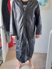 Mens Full Length Leather Coat