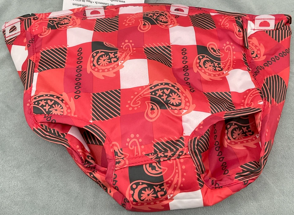 Evenflo ExerSaucer Playful Pastures peça de reposição assento de tecido bandana vermelha - Imagem 4 de 4