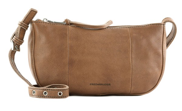Fredsbruder Mia Round Crossbag UmhäNgetasche Tasche Caramel Hellbraun Neu-image