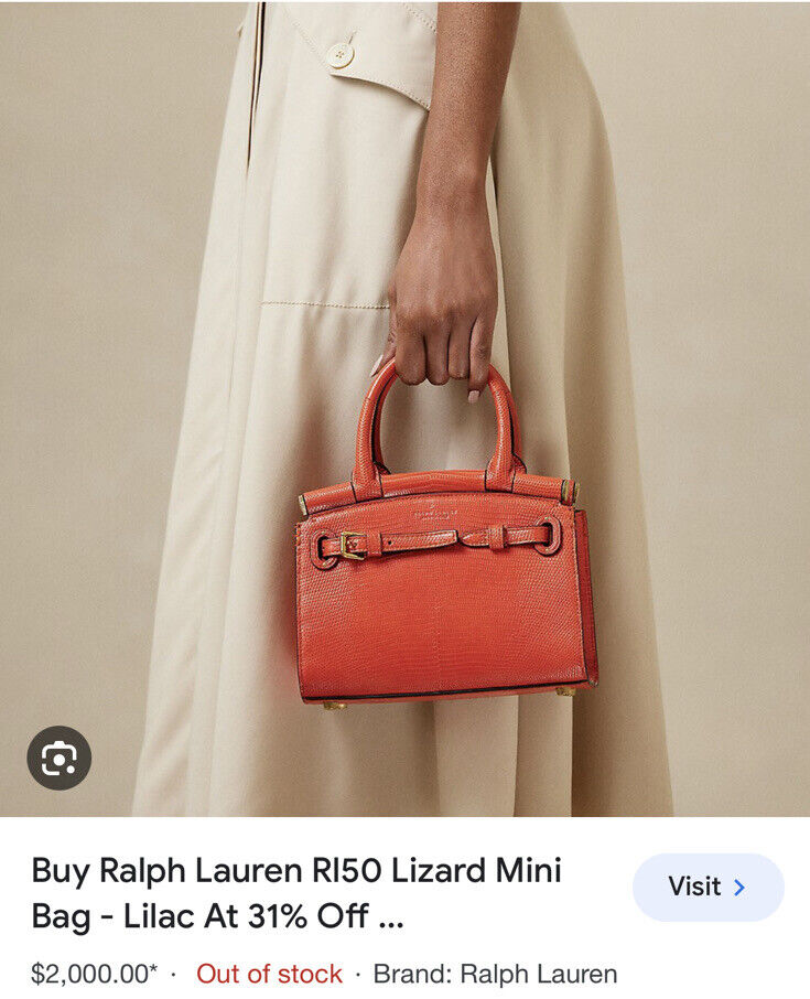 BRAND NEW WITH TAG ! RALPH LAUREN RL50 MINI BAG | eBay BRAND NEW WITH TAG ! RALPH LAUREN RL50 MINI BAG | eBay