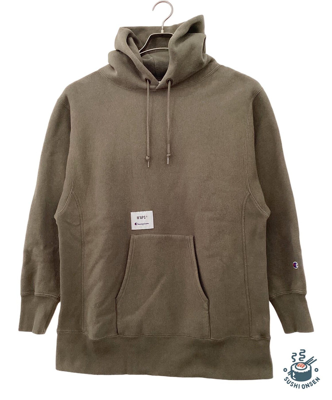 Champion REVERSE WEAVE × WTAPS pullover hoodie Si… - image 1