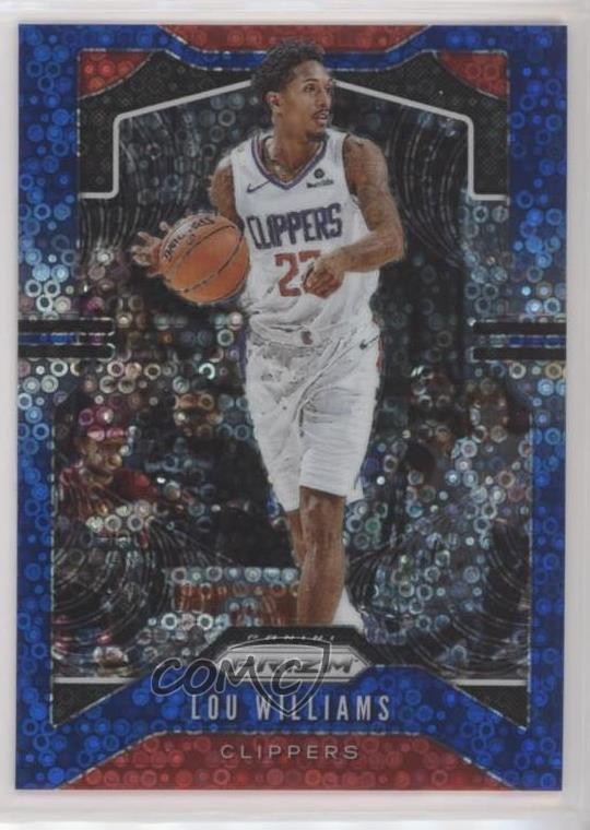 2019-20 Panini Prizm Fast Break Blue Prizm 22/175 Lou Williams #126 0w4