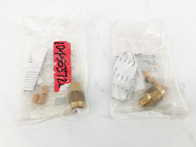 Lot of 2 New Arrow Pneumatics 602 Pressure Snubbers 3/4'' Hex/ Flats